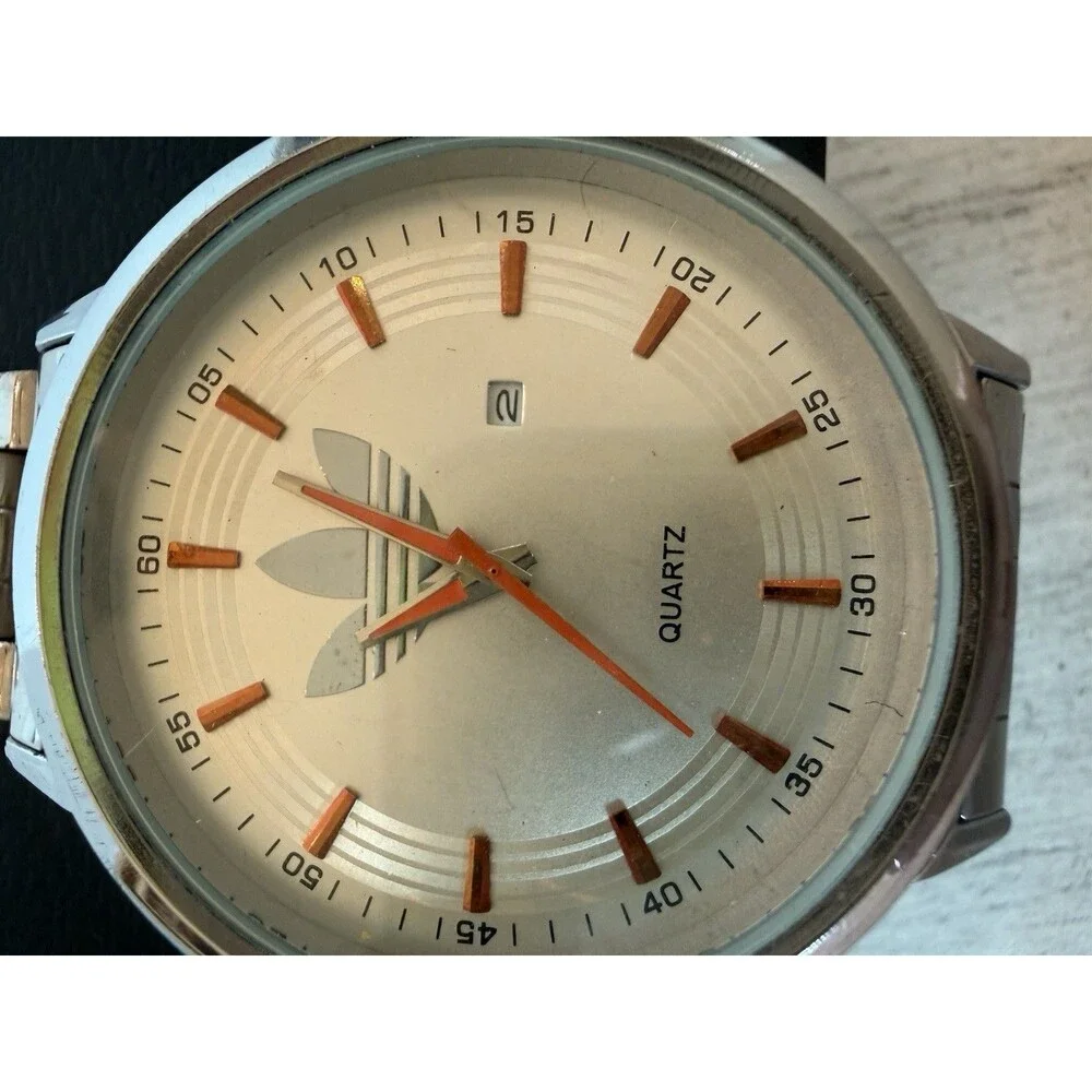 Vintage Adidas Originals Quartz Watch Unisex Stainless Steel Water Resistant